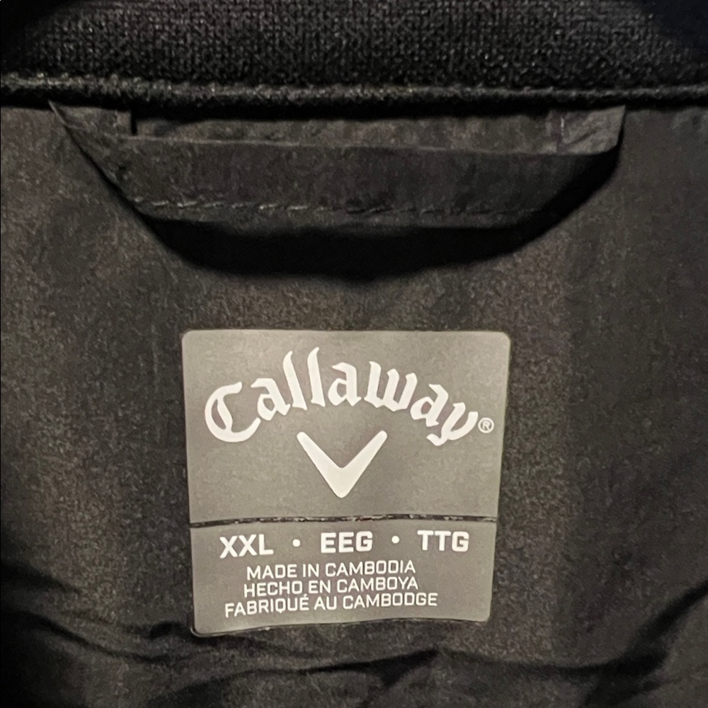 Brand New Callaway Men's Black Quilted Lightweight Sun Protection UPF Golf Vest! - Picture 3 of 12